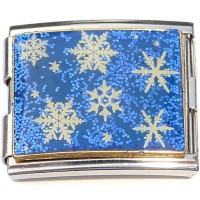 CT5208 Snowflakes Mega Italian Charm