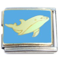 CT5223 MEGA Dolphin Swimming Italian Charm