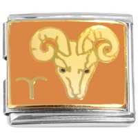 CT5249 MEGA Aries Zodiac Sign Italian Charm