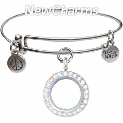 JT108 Silver Ohm ORing Charm