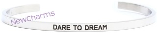 CB114 Dare to Dream Cuff Bangle Bracelet