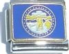 CL2101 Flag of Nebraska Italian Charm