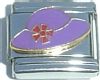 CL2132 Purple Hat with Red Bow Italian Charm