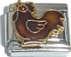 Shiny Rooster Italian Charm