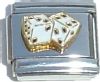 CT1071 Pair of Dice Italian Charm