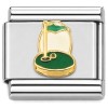 CT1099 Golf Flag and Hole Italian Charm