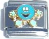 CT1155blue Blue Candy Italian Charm