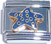 CT1167 Starfish in Blue Italian Charm