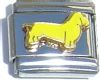 CT1177YELLOW Dachshund Italian Charm