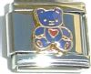 CT1191 Teddy Bear (blue) Italian Charm