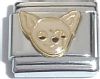 CT1321 Chihuahua Head Italian Charm