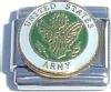 CT1433 Army Italian Charm