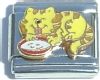 CT1440 Cat and Bowl Italian Charm