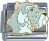 CT1493 Grey Dog Italian Charm