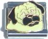 CT1497 Pug Head Italian Charm