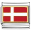 CT1555/T664 Flag of Denmark Italian Charm