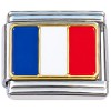 CT1557 France Flag Italian Charm