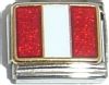 CT1575 Flag of Peru Italian Charm