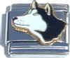 CT1613 Siberian Husky Head Italian Charm