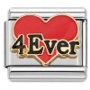CT1630 4ever Red Heart Forever Italian Charm