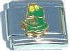 CT1679 Green Snake Italian Charm
