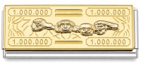 CT1827 Million Dollar Bill Superlink Italian Charm