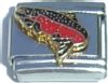 CT1842 Swimming Fish Italian Charm