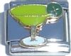 CT1960 Margarita Mixed Drink with Lime Italian Charm
