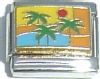 CT2004 Palm Tree Scene Italian Charm