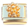 CT2127 Bright Burst Gold Base Italian Charm 