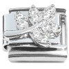 CT2159 Leaf Plant Bling Italian Charm