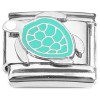 CT2217 Turtle Shell Seaturtle Swim Italian Charms
