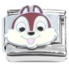 CT2241 Chipmunk Cartoon Face Italian Charm