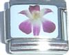 Purple Flower Italian Charm
