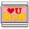 CT3100 Love U Mom Italian Charm