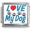 CT3139 Love My Dog Italian Charm