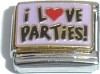 CT3495 I Love Parties Italian Charm