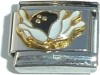 CT3524 Bowling Ball Hitting Pins Italian Charm