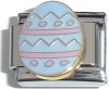CT3562B Blue Easter Egg Italian Charm