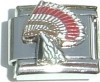CT3663 Headdress Italian Charm