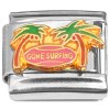 CT3866 Gone Surfing with Palm Trees Italian Charm