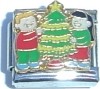 CT3988 Kids and Christmas Tree Italian Charm