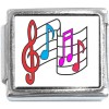CT4002 Music Notes Italian Charm