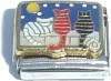 CT4243B Cats with Blue Sky Italian Charm