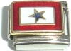 CT4446 Star Military Service Banner Italian Charm
