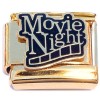 CT4460 Movie Night Gold Base Italian Charm