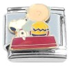 CT4621 Charlie Brown Snoopy Italian Charm