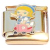 CT4972 Molly Suitcase Gold Base Italian Charm.