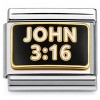 CT7049 John 3:16 Italian Charm