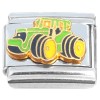 CT7181 Big Green Tractor Farming Italian Charm 